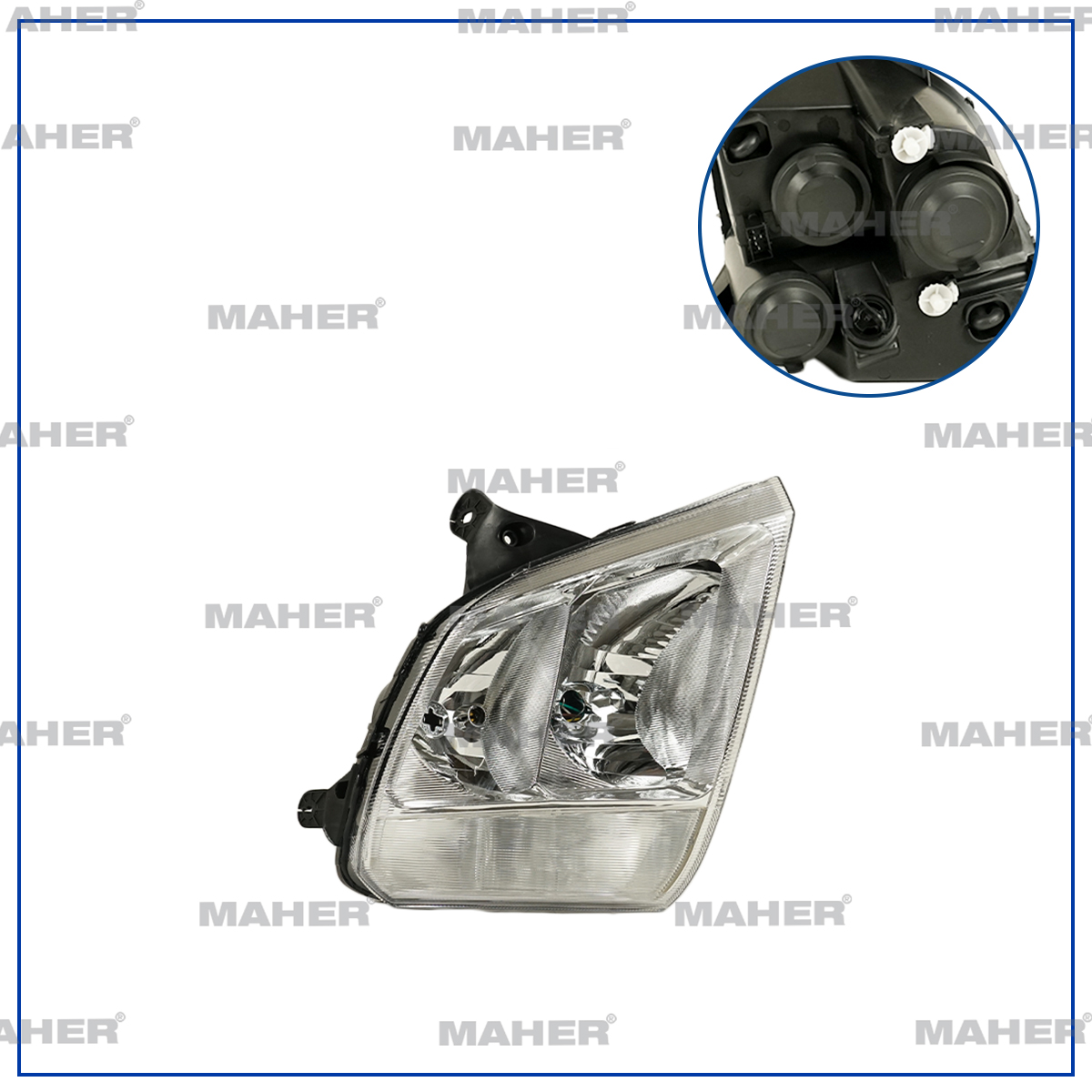 Opel Meriva Sağ Ön Far Ön Sağ OEM 1216152 Opel Meriva Sağ Ön Far Ön Sağ OEM 1216152